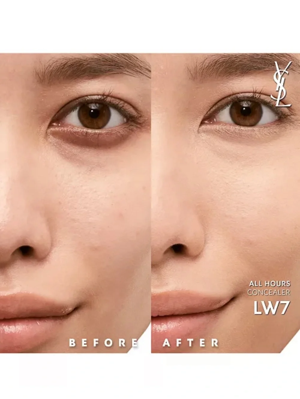 YSL All Hours Precise Angles Full-Coverage Concealer — LW2